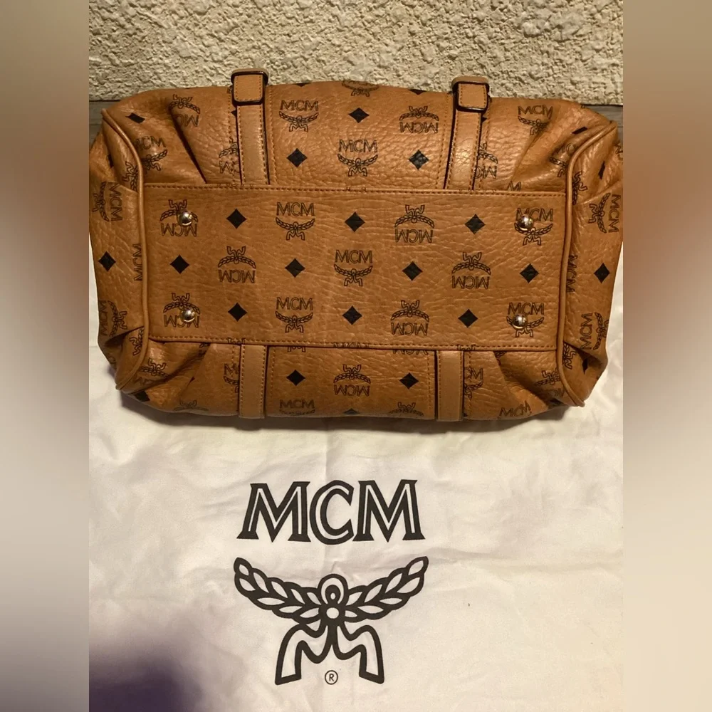 MCM Cognac Bowler’s Bag - Picture 10 of 16